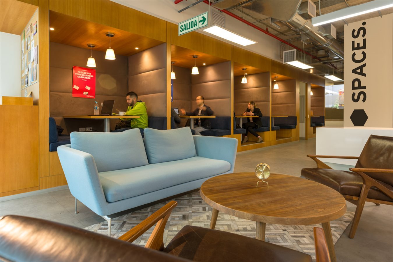mobiliario contract zona lounge sofa cabinas espera coworking oficina corporativa